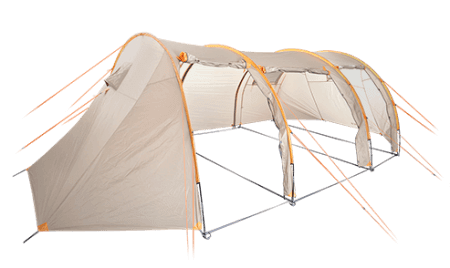 палатки с боковыми входами Кемпинг Caravan 8
