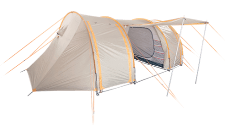 большая вместительная кемпинговая палатка Кемпинг Caravan 8