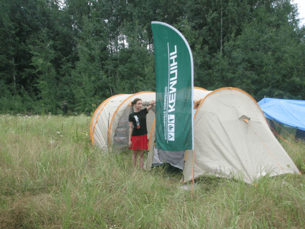 вместительная кемпинговая палатка Кемпинг Caravan 8