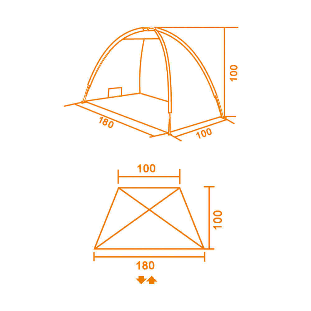 Размеры тента ТМ Кемпинг Sun tent